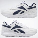 أبيض / بحري جماعي / ملكي جامعي المشي أحذية فائقة 7 dmx max للرجال واسعة للغاية Reebok 0NZ0F1041 - Image 3