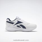 أبيض / بحري جماعي / ملكي جامعي المشي أحذية فائقة 7 dmx max للرجال واسعة للغاية Reebok 0NZ0F1041 - Image 4