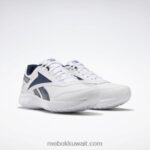 أبيض / بحري جماعي / ملكي جامعي المشي أحذية فائقة 7 dmx max للرجال واسعة للغاية Reebok 0NZ0F1041 - Image 5