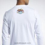 أبيض تي شيرت بأكمام طويلة Reebok 0NZ0F611 - Image 6