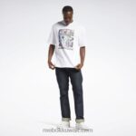 أبيض تي شيرت DC x Superman vs.Lex luthor Reebok 0NZ0F374 - Image 3