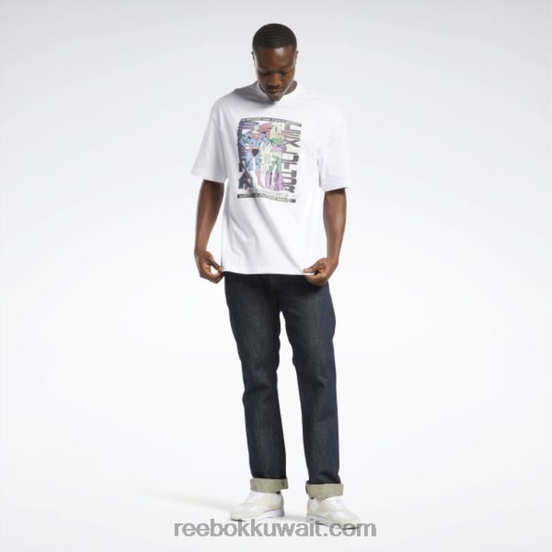 أبيض تي شيرت DC x Superman vs.Lex luthor Reebok 0NZ0F374 - Image 3
