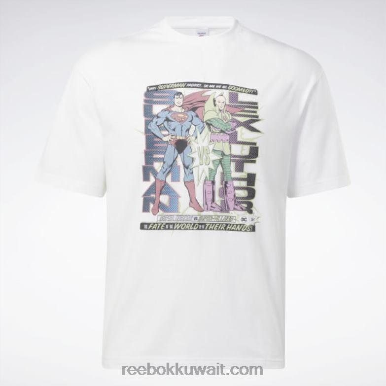أبيض تي شيرت DC x Superman vs.Lex luthor Reebok 0NZ0F374 - Image 7