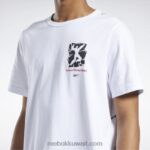 أبيض حقوق الإنسان الآن تي شيرت Reebok 0NZ0F859 - Image 4