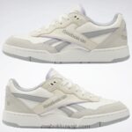 أبيض كلاسيكي / رمادي نقي 3 / واحة بنفسجية bb 4000 ii حذاء نسائي Reebok 0NZ0F926 - Image 9