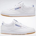 أبيض / ملكي / صمغ نادي سي 85 حذاء رجالي Reebok 0NZ0F1025 - Image 4