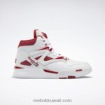 أبيض ftwr / أحمر فلاش / أسود أساسي مضخة أحذية أومني المنطقة الثانية Reebok 0NZ0F33
