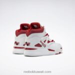 أبيض ftwr / أحمر فلاش / أسود أساسي مضخة أحذية أومني المنطقة الثانية Reebok 0NZ0F33 - Image 4