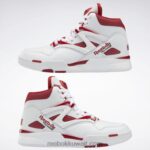 أبيض ftwr / أحمر فلاش / أسود أساسي مضخة أحذية أومني المنطقة الثانية Reebok 0NZ0F33 - Image 9