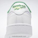 أبيض ftwr / أخضر جلن / أصفر حامض شمسي حذاء كلوب ج 85 Reebok 0NZ0F784 - Image 8