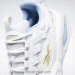 أبيض ftwr / أزرق سائل / أصفر سام حل أحذية كرة السلة منتصف Reebok 0NZ0F62 - Image 7