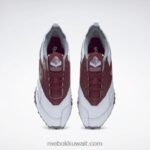 أبيض ftwr / بورجوندي كلاسيكي / رمادي نقي 5 حذاء البحوث الجبلية lx2200 Reebok 0NZ0F131 - Image 6