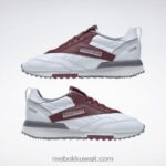 أبيض ftwr / بورجوندي كلاسيكي / رمادي نقي 5 حذاء البحوث الجبلية lx2200 Reebok 0NZ0F131 - Image 9
