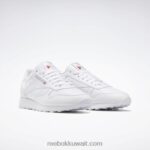 أبيض ftwr / رمادي نقي 3 أحذية جلدية كلاسيكية Reebok 0NZ0F34 - Image 3