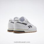 أبيض ftwr / رمادي نقي 7 / طباشير عتيق s23-r أحذية جلدية كلاسيكية Reebok 0NZ0F86 - Image 4