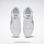 أبيض ftwr / رمادي نقي 7 / طباشير عتيق s23-r أحذية جلدية كلاسيكية Reebok 0NZ0F86 - Image 6
