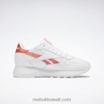 أبيض ftwr / شبه برتقالي مضيئة الأحذية الجلدية الكلاسيكية sp للنساء Reebok 0NZ0F290 - Image 4