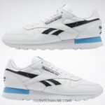 أبيض ftwr / قلب أسود / أكوا مشع أحذية جلدية كلاسيكية Reebok 0NZ0F684 - Image 9
