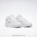 أبيض ftwr / ecru ناعم أحذية نسائية جلدية كلاسيكية Reebok 0NZ0F724 - Image 3