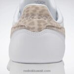 أبيض ftwr / ecru ناعم أحذية نسائية جلدية كلاسيكية Reebok 0NZ0F724 - Image 8