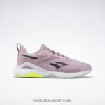 أرجواني مملوء / قلب أسود / رمادي ساحلي حذاء تدريب nanoflex tr 2.0 للنساء Reebok 0NZ0F196