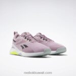 أرجواني مملوء / قلب أسود / رمادي ساحلي حذاء تدريب nanoflex tr 2.0 للنساء Reebok 0NZ0F196 - Image 3