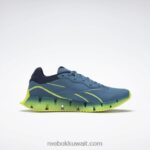 أزرق فولاذي s23-r / حمض شمسي أصفر / بحري متجه حذاء zig dynamica 4 Reebok 0NZ0F195 - Image 2