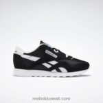 أسود / أبيض أحذية نسائية نايلون كلاسيكية Reebok 0NZ0F155