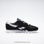 أسود / أبيض أحذية نسائية نايلون كلاسيكية Reebok 0NZ0F155 - Image 4