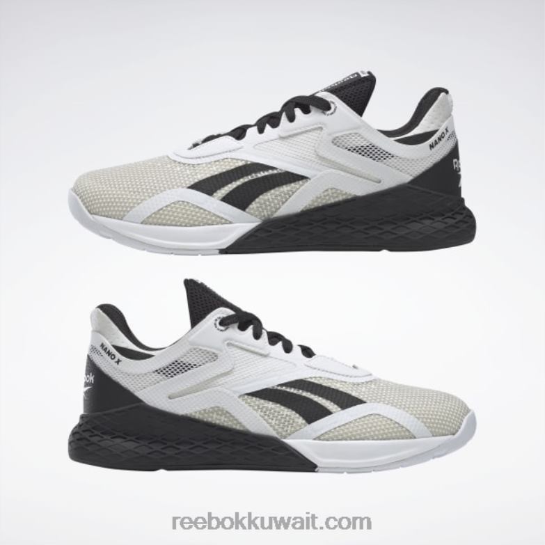 أسود / أبيض ftwr حذاء رياضي نسائي من nano x Reebok 0NZ0F985 - Image 9