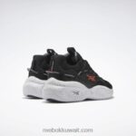 أسود أساسي / أبيض فاتح / برتقالي حل أحذية كرة السلة منتصف Reebok 0NZ0F227 - Image 4