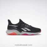 أسود أساسي / رمادي نقي 2 / وردي فخور أحذية التدريب hiit tr 3 النسائية Reebok 0NZ0F190