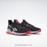 أسود أساسي / رمادي نقي 2 / وردي فخور أحذية التدريب hiit tr 3 النسائية Reebok 0NZ0F190 - Image 3