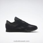 أسود أساسي / رمادي نقي 7 أحذية الرجال النايلون الكلاسيكية Reebok 0NZ0F1078 - Image 2
