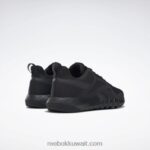 أسود أساسي / رمادي نقي 8 حذاء فليكساجون فورس 3 د واسع للتدريب للنساء Reebok 0NZ0F144 - Image 4