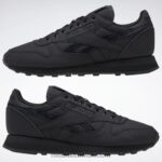 أسود أساسي / رمادي نقي 8 حذاء مهاريشي الجلدي الكلاسيكي ريب ستوب Reebok 0NZ0F356 - Image 9