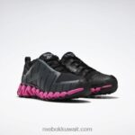 أسود أساسي / رمادي نقي 8 / وردي فخور حذاء زيجويلد تريل 6 نسائي Reebok 0NZ0F96 - Image 3