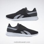 أسود الأساسية / رمادي نقي 7 / أبيض ftwr أحذية التدريب fluxlite للرجال Reebok 0NZ0F1057 - Image 9