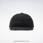 أسود الكلاسيكية ناقلات شقة الذروة قبعة Reebok 0NZ0F1007