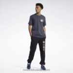 أسود تي شيرت برسومات ستريت فايتر Reebok 0NZ0F362 - Image 3