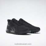 أسود / رمادي نقي 8 فلكساغون فورس 3 أحذية تدريب رجالية واسعة 4e Reebok 0NZ0F1037 - Image 3