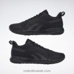 أسود / رمادي نقي 8 فلكساغون فورس 3 أحذية تدريب رجالية واسعة 4e Reebok 0NZ0F1037 - Image 9