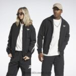 أسود كلاسيكيات ناقلات سترة المسار Reebok 0NZ0F289