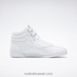 أطفال أبيض أحذية هاي حرة - مدرسة ابتدائية Reebok 0NZ0F1372 - Image 2