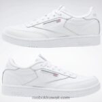 أطفال أبيض / رمادي شفاف أحذية نادي ج - مدرسة ابتدائية Reebok 0NZ0F1394 - Image 10