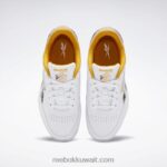 أطفال أبيض ftwr / أرجواني مشبع / مغرة ساطعة حذاء الانتقام نادي ج - مدرسة ابتدائية Reebok 0NZ0F1428 - Image 6