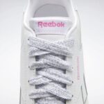 أطفال أبيض ftwr / وردي حقيقي حذاء رويال سي ال جوغ 3 - مرحلة ما قبل المدرسة Reebok 0NZ0F1419 - Image 7