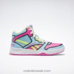 أطفال أزرق رقمي / وردي ذري / أصفر حامض أحذية محكمة bb4500 - مرحلة ما قبل المدرسة Reebok 0NZ0F1370