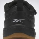 أطفال أسود أساسي / رمادي نقي 3 حذاء ويبك المشبك منخفض - طفل صغير Reebok 0NZ0F1431 - Image 8