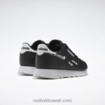 أطفال الأساسية أسود / أبيض ftwr حذاء جلدي كلاسيكي - مدرسة ابتدائية Reebok 0NZ0F1410 - Image 4